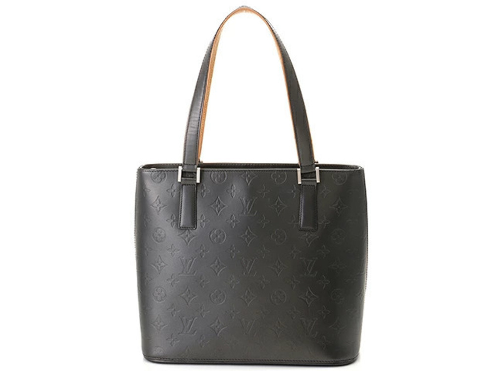 LOUIS VUITTON Stockton Tote Bag Monogram Matte Noir Black